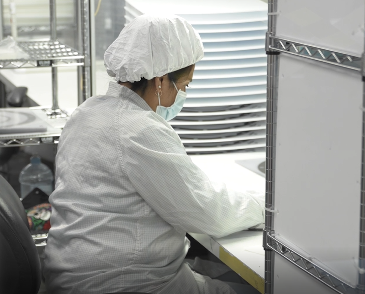 Clean Room Processing and Packing at Fralock